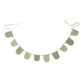 Little Dutch Slinger met vlaggetjes  - Groen - pure sage