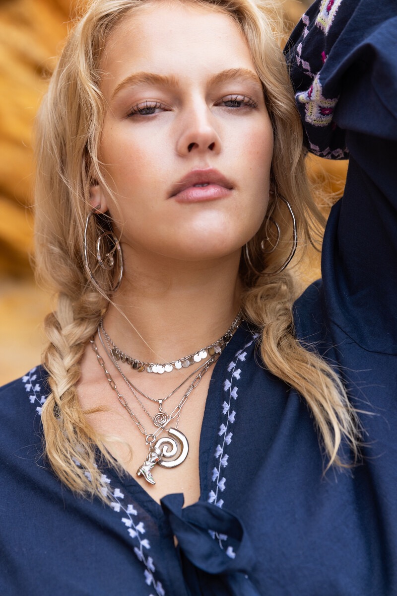 My jewellery Nomads ketting met muntjes zilver