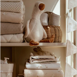 Little Dutch Slinger met vlaggetjes - Beige - Newborn Naturals - Little Goose