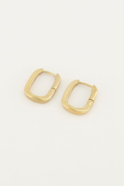 My Jewellery oorbellen | oorbellen ovaal klein goud
