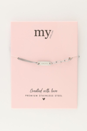 My Jewellery armband amour verschillende schakels zilver