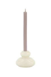 Zusss glazen kandelaar 5,5cm  zand