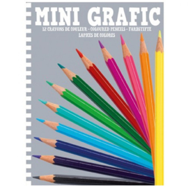 Djeco Mini Grafic | 12 kleurpotloden