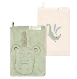 Little Dutch Washandjes set krokodil