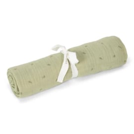 Little Dutch Swaddle Pure sage - 120 cm