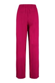 zusss satijnen twill broek roze rood