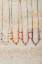 My Jewellery ketting | goud vintage ketting met parels & bolletjes