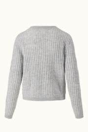 zusss rib vest met klein pailletten