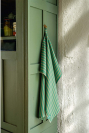Pip Studio Set/2 Tea Towels Stripes Green 65x65cm