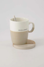 zusss theemok gezelligheid wit / blauw