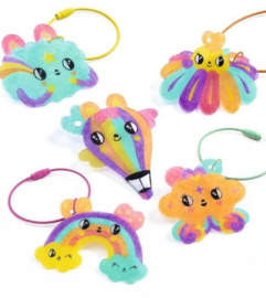Djeco knutselen | artistic plastic sleutelhangers