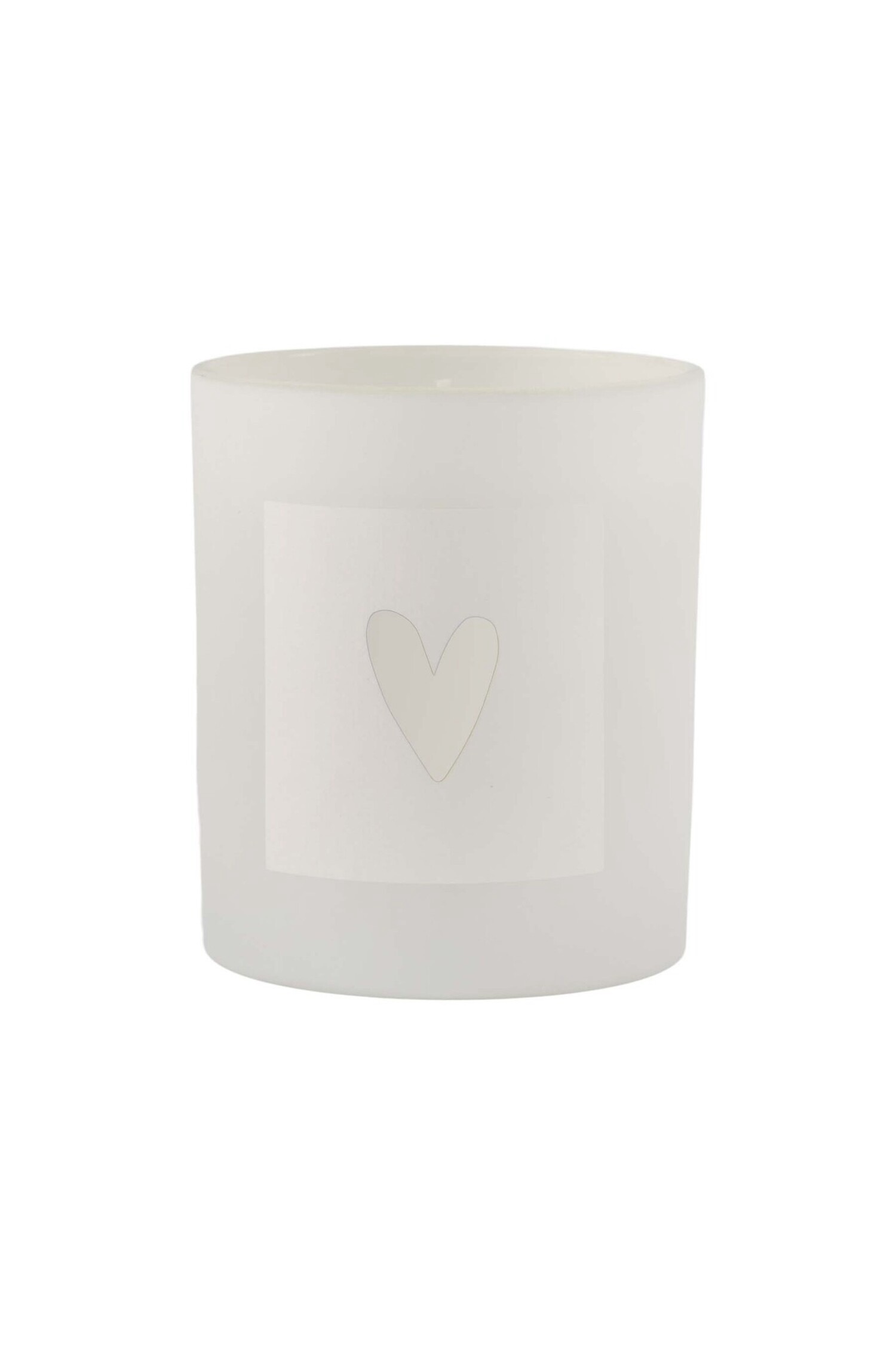 zusss Geurkaars glas hartje M zand