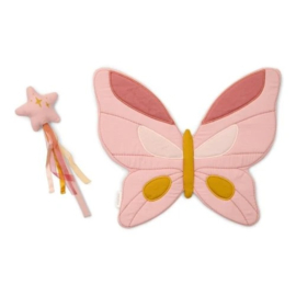 Little Dutch Feeënvleugels en toverstaf - Roze - Fairy Garden