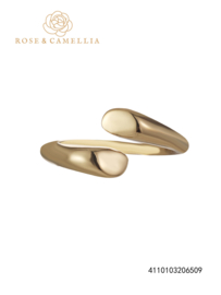 rose en camellia verstelbare ring