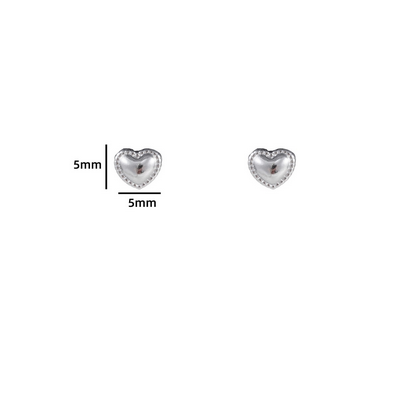 Go Dutch Label oorbellen Tiny Heart - rh