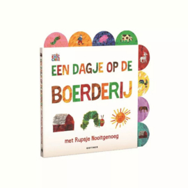 Boek Een dagje op de boerderij met Rupsje Nooitgenoeg | karton