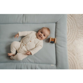 Little Dutch gebreid vest met knoopjes | soft white