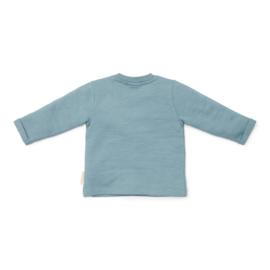 Little Dutch new born t-shirt lange mouw stone blue