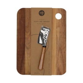 giftstories Jens Living serveerplank met kaasmes