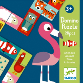 Djeco spel | domino puzzel dieren