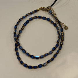 Just a touch ketting blue