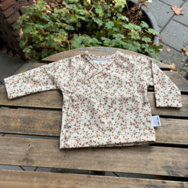 Petite Jenni overslagtruitje beige bloem