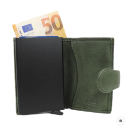 Bear design Card holder 'Evie' groen