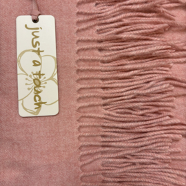 Just a touch sjaal baby pink