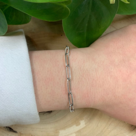 Go Dutch Label armband | schakels zilver.