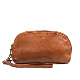 Bear Design leder etui rond | cognac