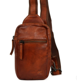 Bear Design Klein crossbody tasje 'Nikki' cognac