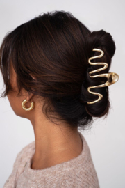 My jewellery gouden haarclip met twist