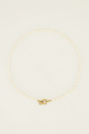 My Jewellery ketting | parelketting met slotje goud