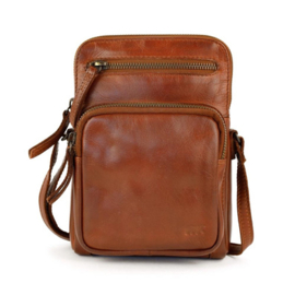 Bear Design Kleine schoudertas 'Alexis' cognac
