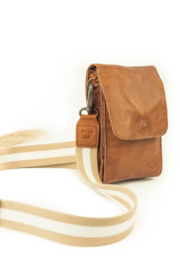 Bear  Design Bag strap Puck beige wit