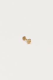 My jewellery Iconic oor piercing met klaver goud