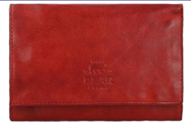 Bear Design kleine portemonnee | rood
