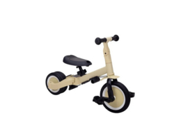 loopfiets 4 in 1 driewieler Lio met duwstang | pistache groen