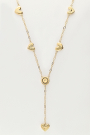 My Jewellery ketting lang met candy hartjes goud