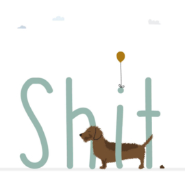wenskaart Frits | shit