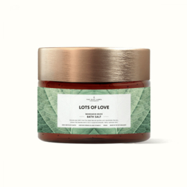 The Gift Label | body salt scrub 'Lots of love' 400gr