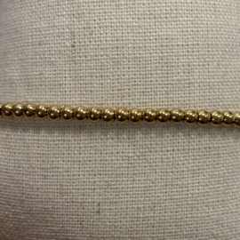 My jewellery stretch armband met kralen goud