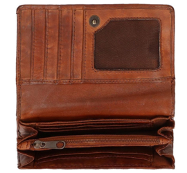 Bear Design kleine portemonnee | cognac