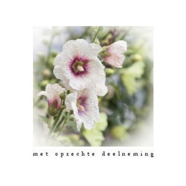 context cards wenskaart | met oprechte deelneming