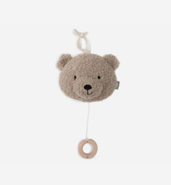 Jollein muziek hanger teddy bear olive green