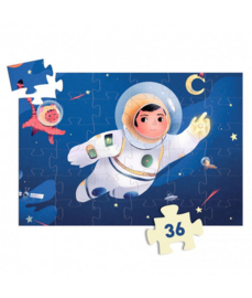 Djeco puzzel astronaut op de maan
