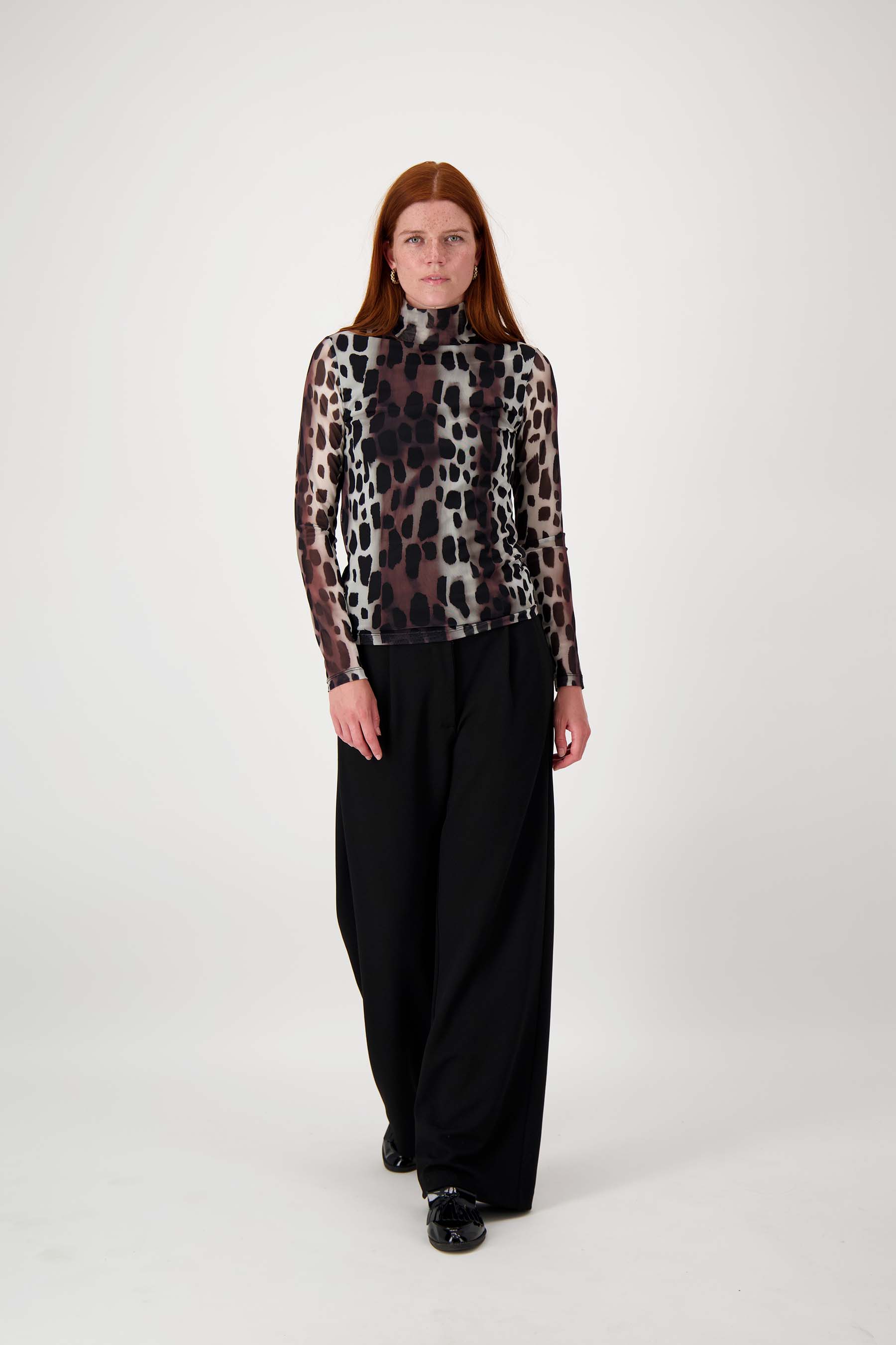 zusss mesh top met giraf print