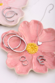 My Jewellery sieraden bord bloem roze