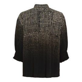 marta du chateau blouse Unnur nero faded