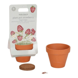 little dutch plantenpotje Aardbei